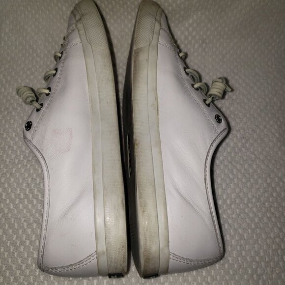 Sperry Top-Sider White Leather Slip-on Sneakers Womens Shoes Size 8.5 Pre-Owned - Picture 8 of 12